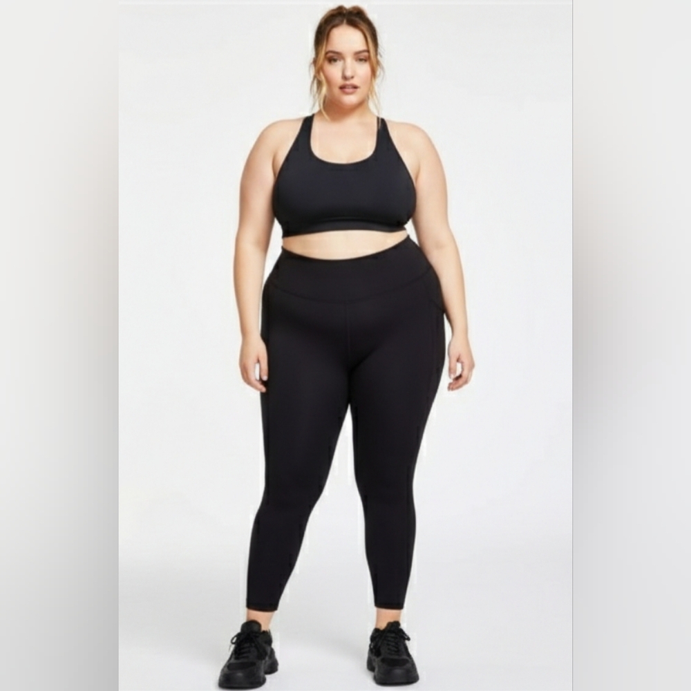 ID IDEOLOGY Women Plus Size 7/8 Length Leggings